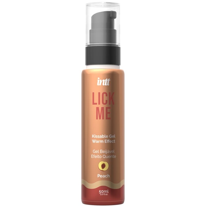 INTT - LICK ME GEL COMESTIBLE SABOR MELOCOTÓN EFECTO CALOR