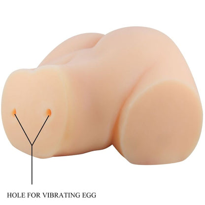 CRAZY BULL - VAGINA Y ANO REALÍSTICOS VIBRADOR EMILIA