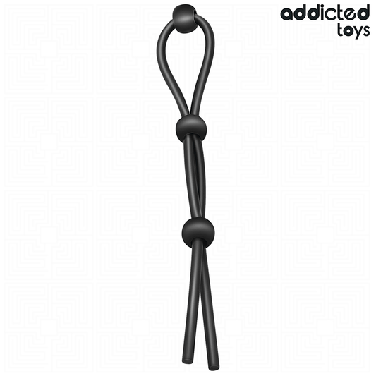 ADDICTED TOYS - CUERDA SILICONA PARA EL PENE DE LAZO TRIPLE
