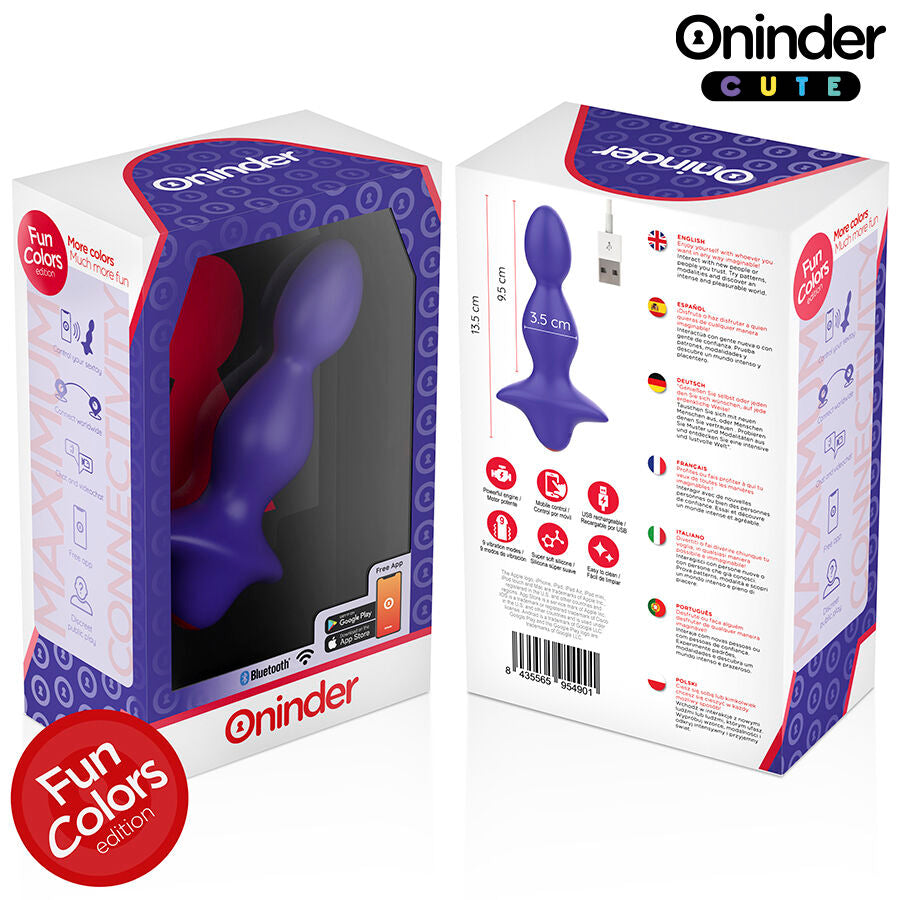 ONINDER CUTE - LOVE BUTT VIBRADOR PLUG ANAL DILATADOR - APP MUNDIAL GRATUITA