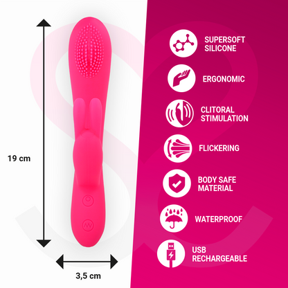 MORESSA - GINO TICKLING VAGINAL PREMIUM SILICONE RECARGABLE