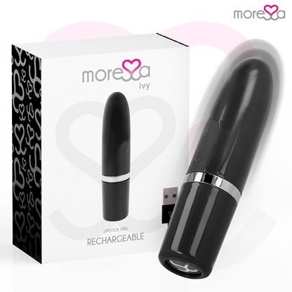 MORESSA - IVY MASAJEADOR SIMULADOR LABIAL DE VIAJE NEGRO