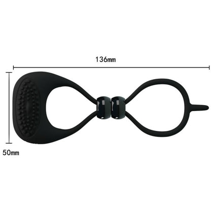PRETTY LOVE - ANILLO DOBLE PARA PENE Y TESTÍCULOS