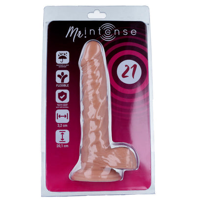 MR INTENSE - 21 PENE REALÍSTICO 20.1 CM -O- 3.2 CM