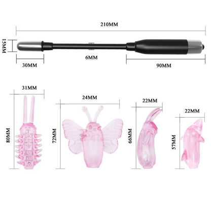 BAILE - WIZARD MAGIC WAND ESTIMULADOR CON VIBRACIÓN