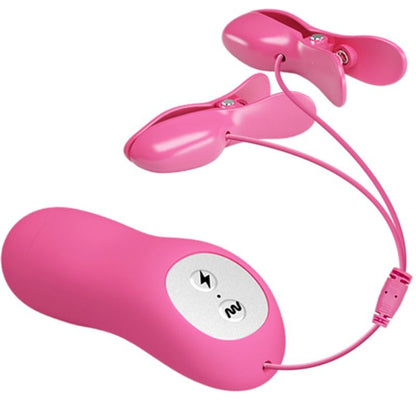 BAILE - ROMANTIC WAVE PIZAS CON VIBRACIÓN Y ELECTROSHOCK FUCSIA